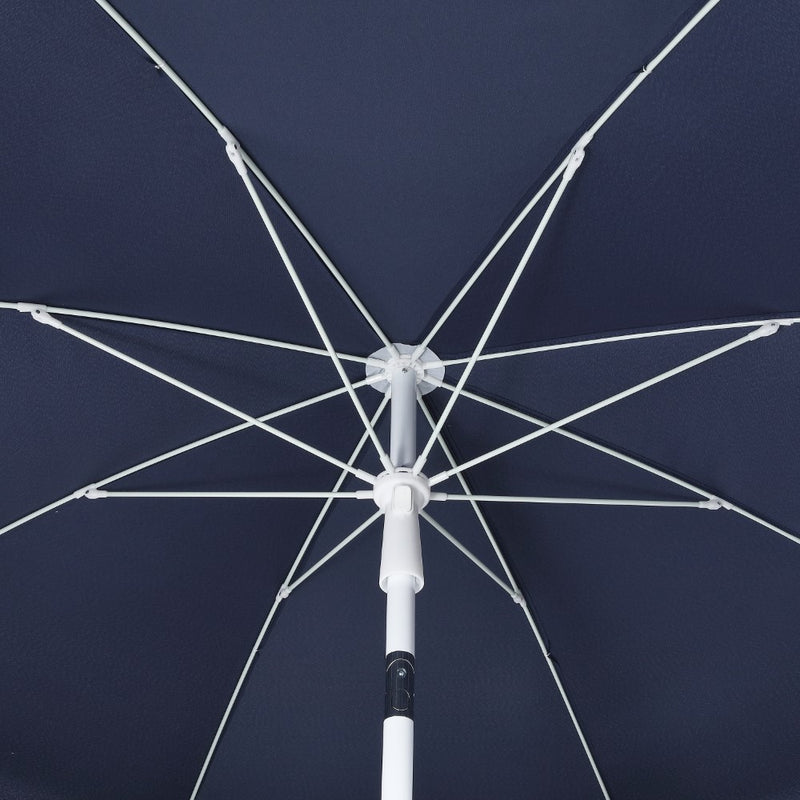 Mariner 6.5 ft. Classic Cottage Fringe Tassel Market Beach Umbrella