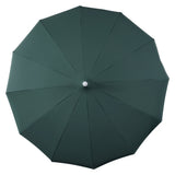 Delphine 8 ft. Classic Bohemian Fringe Pagoda Market Patio Umbrella with Auto-Tilt Crank Wind Vent and UV Protection