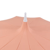 Delphine 8 ft. Classic Bohemian Fringe Pagoda Market Patio Umbrella with Auto-Tilt Crank Wind Vent and UV Protection