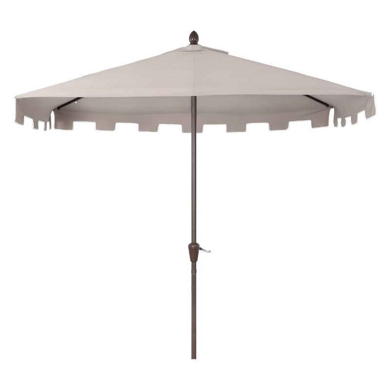 Sidney 9 ft. Classic MidCentury Rectangular Half Market Patio Umbrella