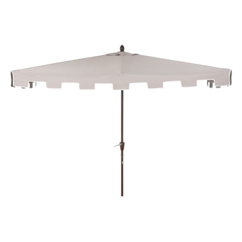 Sidney 9 ft. Classic MidCentury Rectangular Half Market Patio Umbrella