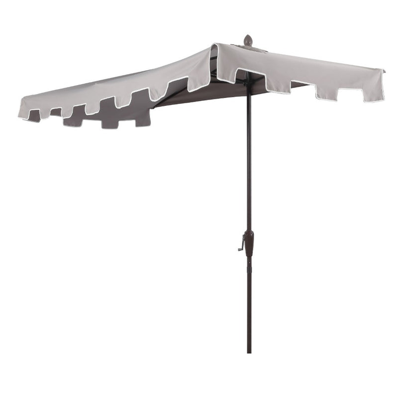 Sidney 9 ft. Classic MidCentury Rectangular Half Market Patio Umbrella
