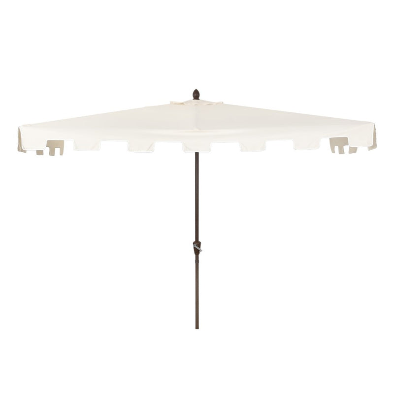 Sidney 9 ft. Classic MidCentury Rectangular Half Market Patio Umbrella
