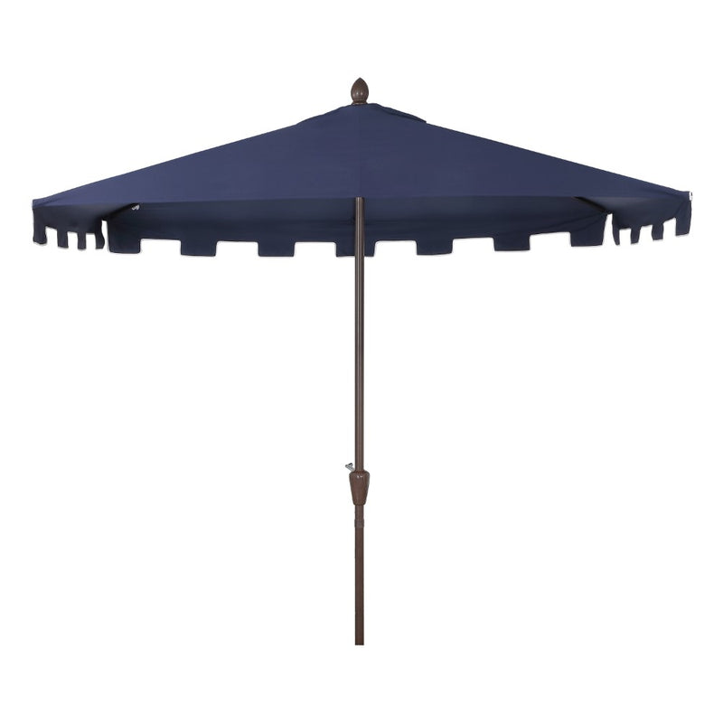 Sidney 9 ft. Classic MidCentury Rectangular Half Market Patio Umbrella