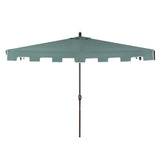 Sidney 9 ft. Classic MidCentury Rectangular Half Market Patio Umbrella