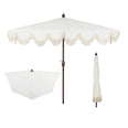 Cream/White, Dark Brown Pole