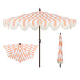 Coral Pk/White, Dark Brown