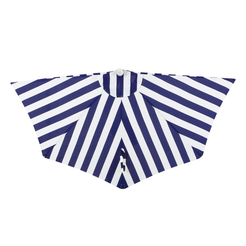 Beverly 9 ft. Designer Classic Scalloped Fringe Half Market Patio Umbrella