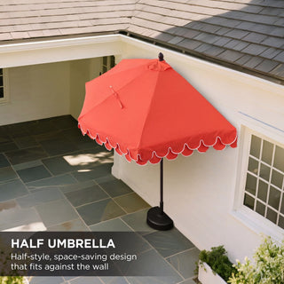 6 ft wide patio half umbrella AMMSUN 6ft Table Umbrella,GreenAMMSUN 5.8ft Patio Outdoor Table Umbrellas The easy ZQKLHPL 6.5 ft Half Umbrella