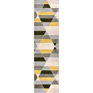Kehoe Retro Diamonds Geometric Area Rug