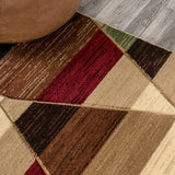 Kehoe Retro Diamonds Geometric Area Rug