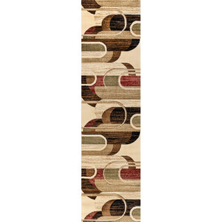 Tamara Retro Abstract Arches Area Rug