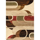 Cream/Brown/Red