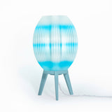 Wavy Modern Contemporary Plant-Based PLA 3D Printed Dimmable LED Table Lamp - JONATHAN Y