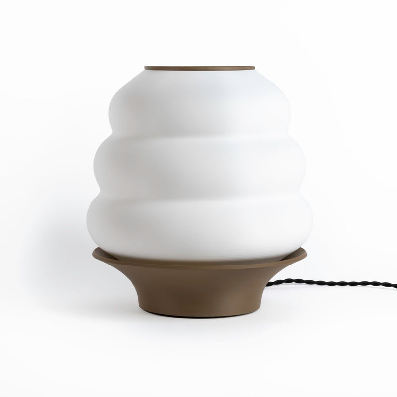 Honey Pot Minimalist Classic Plant-Based PLA 3D Printed Dimmable LED Table Lamp - JONATHAN Y