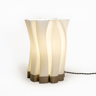 Flame Modern Bohemian Plant-Based PLA 3D Printed Dimmable LED Table Lamp - JONATHAN Y