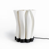 Flame Modern Bohemian Plant-Based PLA 3D Printed Dimmable LED Table Lamp - JONATHAN Y
