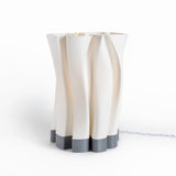 Flame Modern Bohemian Plant-Based PLA 3D Printed Dimmable LED Table Lamp - JONATHAN Y