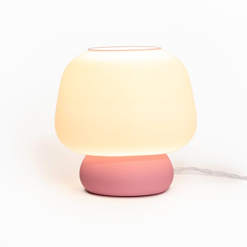 Mushroom Modern Classic Plant-Based PLA 3D Printed Dimmable LED Table Lamp - JONATHAN Y
