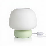 Mushroom Modern Classic Plant-Based PLA 3D Printed Dimmable LED Table Lamp White/Pastel Mint – OFF