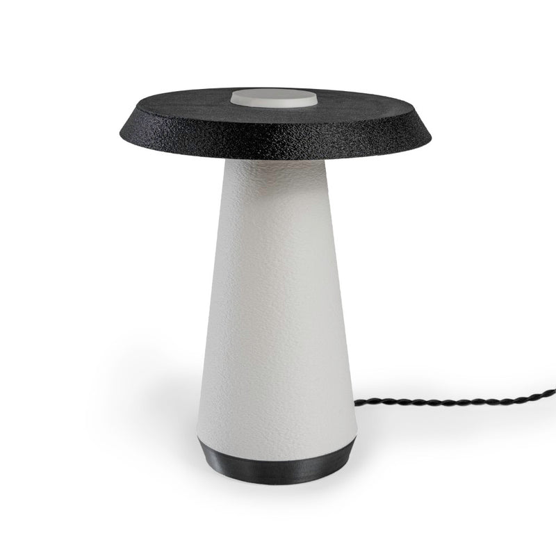 Bruno 12.25" Mid-Century Minimalist Plant-Based PLA 3D Printed Dimmable LED Table Lamp - JONATHAN Y