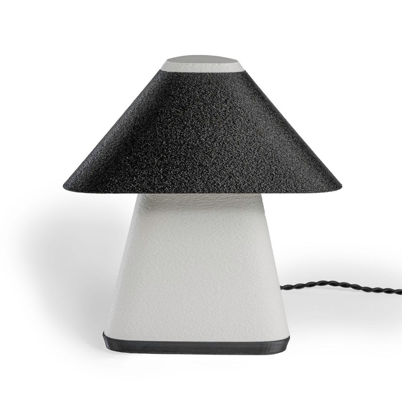 Enzo 11.63" Modern Contemporary Plant-Based PLA 3D Printed Dimmable LED Table Lamp - JONATHAN Y