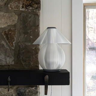 Opal 13" Modern Contemporary Plant-Based PLA 3D Printed Dimmable LED Table Lamp - JONATHAN Y