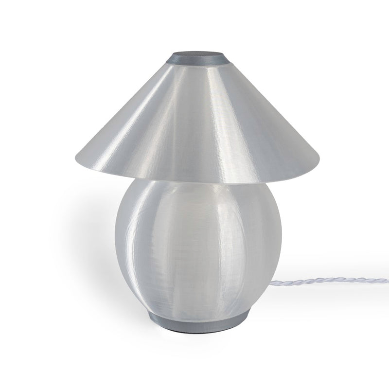 Opal 13" Modern Contemporary Plant-Based PLA 3D Printed Dimmable LED Table Lamp - JONATHAN Y