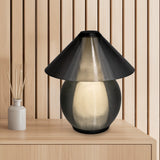 Opal 13" Modern Contemporary Plant-Based PLA 3D Printed Dimmable LED Table Lamp - JONATHAN Y