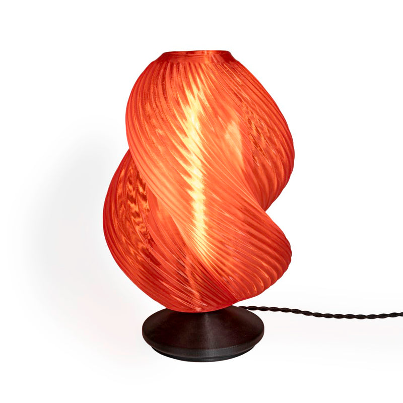 Gema 13.5" Mid-Century Coastal Plant-Based PLA 3D Printed Dimmable LED Table Lamp - JONATHAN Y