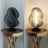 Gema 13.5" Mid-Century Coastal Plant-Based PLA 3D Printed Dimmable LED Table Lamp - JONATHAN Y