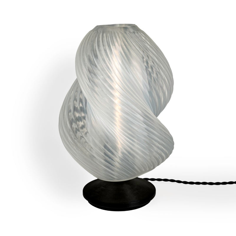 Gema 13.5" Mid-Century Coastal Plant-Based PLA 3D Printed Dimmable LED Table Lamp - JONATHAN Y