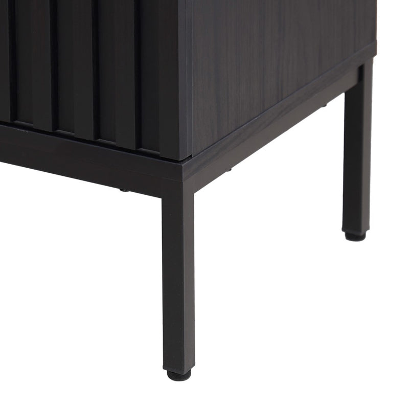 Rowan Geometric Modern Transitional 2-Shelf Bath Vanity Cabinet Only (Sink Basin Not Included) - JONATHAN Y