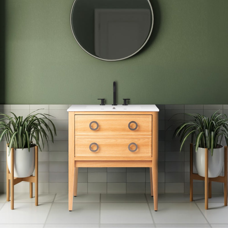 Corbin Modern Classic 1-Drawer Bath Vanity Base Only (Sink Basin Not Included)