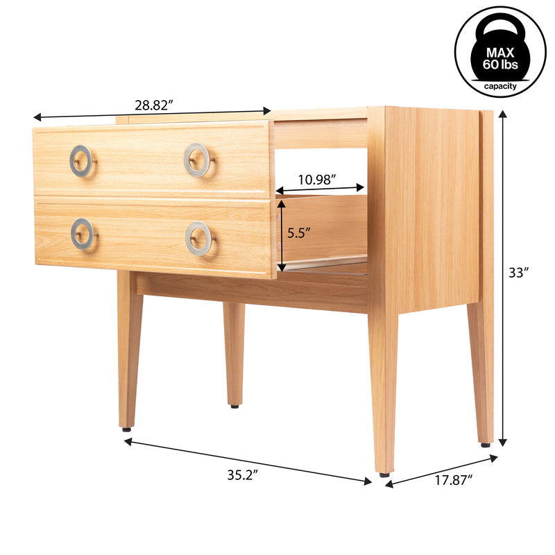 Corbin Modern Classic 1-Drawer Bath Vanity Base Only (Sink Basin Not Included)