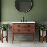 Corbin Modern Classic 1-Drawer Bath Vanity Base Only (Sink Basin Not Included)