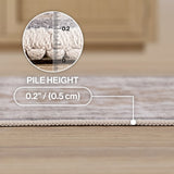 Eleanor Vintage Medallion Border Machine-washable Area Rug