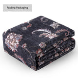 Arabella Vintage Floral Border Machine-washable Area Rug