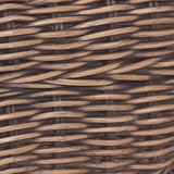 Rowan 19.7" Bohemian Designer Woven Rattan/Wood Vanity Stool - JONATHAN Y