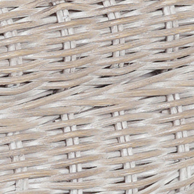 Rowan 19.7" Bohemian Designer Woven Rattan/Wood Vanity Stool - JONATHAN Y