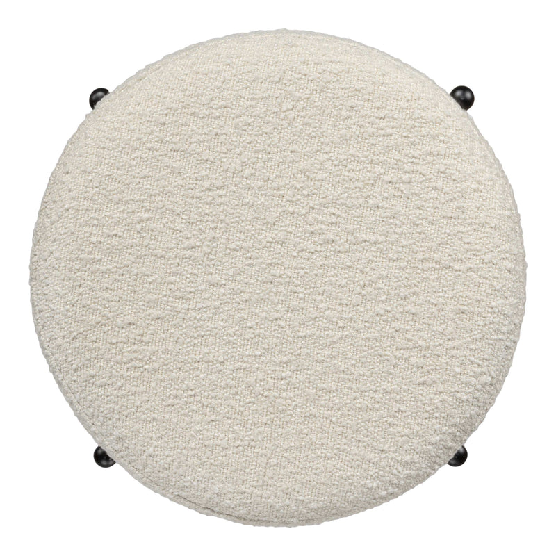 Silvia 18.5" Modern Metal/Bouclé Cushioned Vanity Stool - JONATHAN Y