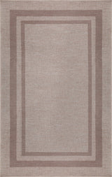 Clement Double Border Non-slip Machine-washable Area Rug