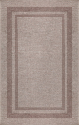 Clement Double Border Non-slip Machine-washable Area Rug