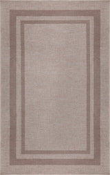 Clement Double Border Non-slip Machine-washable Area Rug