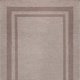 Clement Double Border Non-slip Machine-washable Area Rug