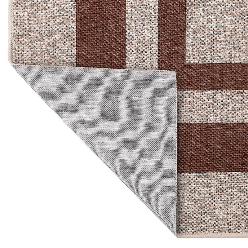 Clement Double Border Non-slip Machine-washable Area Rug