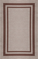 Clement Double Border Non-slip Machine-washable Area Rug