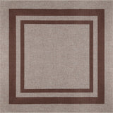 Clement Double Border Non-slip Machine-washable Area Rug
