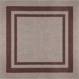 Clement Double Border Non-slip Machine-washable Area Rug
