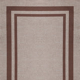 Clement Double Border Non-slip Machine-washable Area Rug